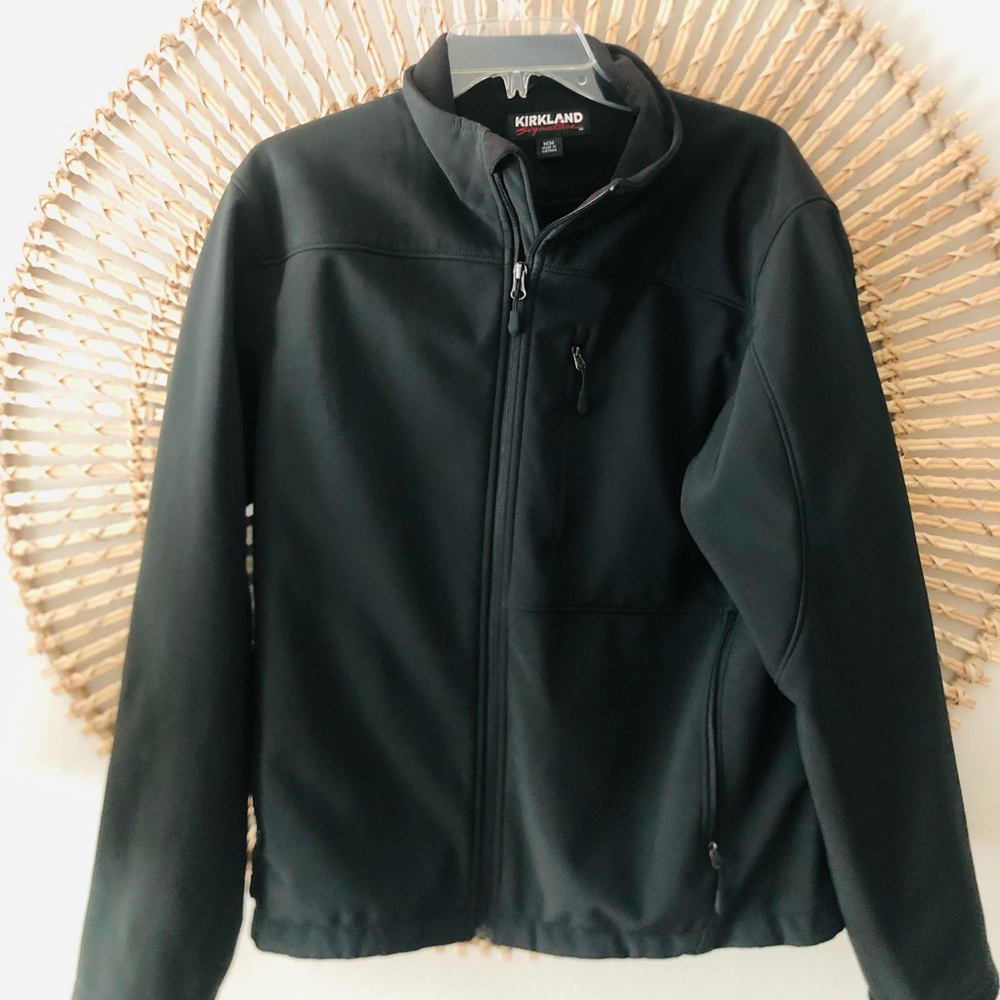 Men’s Kirkland zip up jacket Black
